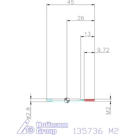 Garant Garant Master Tap INOX gépi menetfúró HSS-E-PM Form E 6HX M2