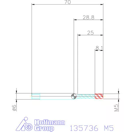 Garant Garant Master Tap INOX gépi menetfúró HSS-E-PM Form E 6HX M5