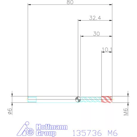 Garant Garant Master Tap INOX gépi menetfúró HSS-E-PM Form E 6HX M6