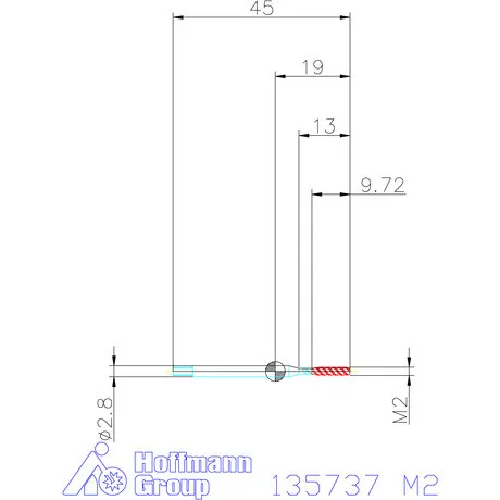 Garant Garant Master Tap INOX gépi menetfúró HSS-E-PM Form C 6GX M2