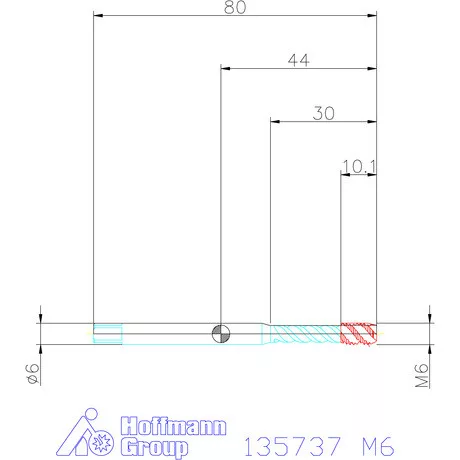 Garant Garant Master Tap INOX gépi menetfúró HSS-E-PM Form C 6GX M6