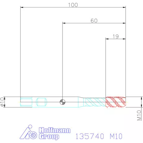 Garant Gépi menetfúró szinkronorsókhoz HSS-E-PM Form C M10