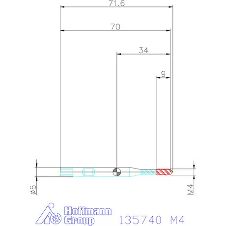 Garant Gépi menetfúró szinkronorsókhoz HSS-E-PM Form C M4
