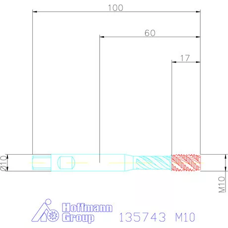 Garant Gépi menetfúró szinkronorsókhoz HSS-E-PM Form E M10