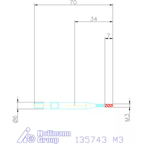 Garant Gépi menetfúró szinkronorsókhoz HSS-E-PM Form E M3