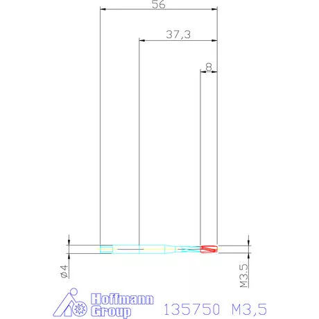 Garant Gépi menetfúró HSS-E-PM M3,5