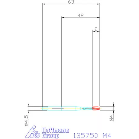 Garant Gépi menetfúró HSS-E-PM M4