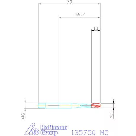 Garant Gépi menetfúró HSS-E-PM M5