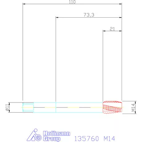 Garant Gépi menetfúró HSS-E-PM M14