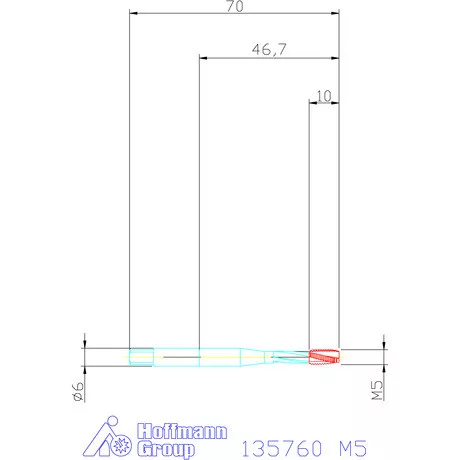 Garant Gépi menetfúró HSS-E-PM M5