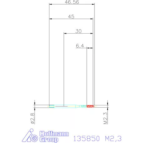 Garant Gépi menetfúró HSS-E Form C M2,3