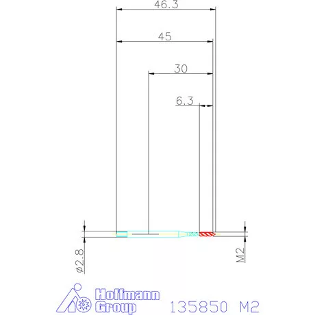 Garant Gépi menetfúró HSS-E Form C M2