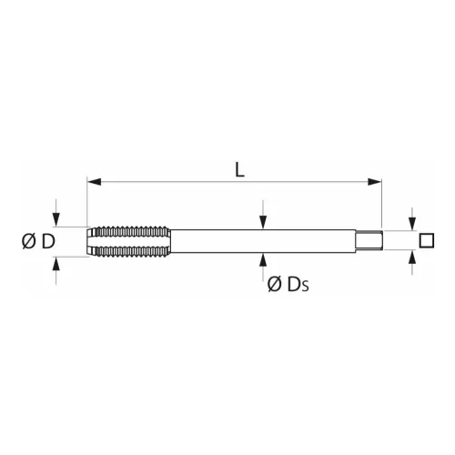 Holex Gépi menetfúró HSS-E Form C M12