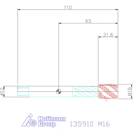 Holex Holex Pro Tap gépi menetfúró HSS-E Form C M16