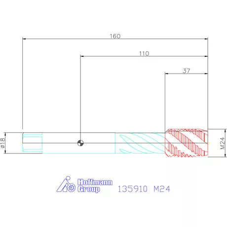 Holex Holex Pro Tap gépi menetfúró HSS-E Form C M24