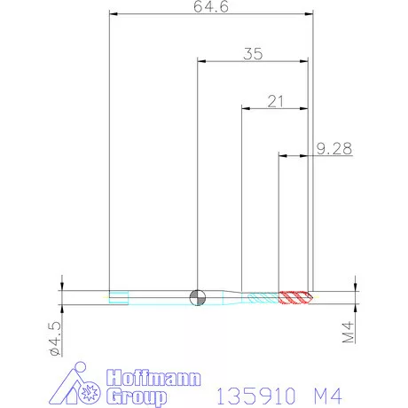 Holex Holex Pro Tap gépi menetfúró HSS-E Form C M4