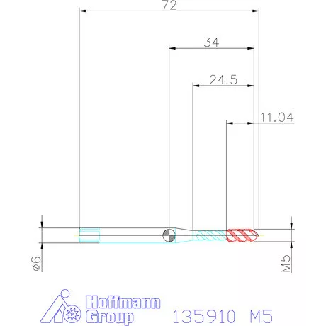 Holex Holex Pro Tap gépi menetfúró HSS-E Form C M5