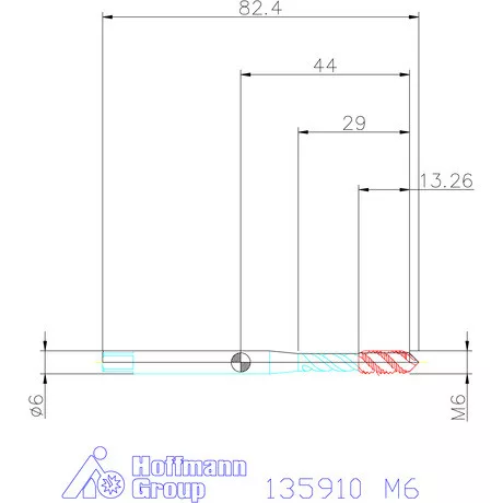 Holex Holex Pro Tap gépi menetfúró HSS-E Form C M6