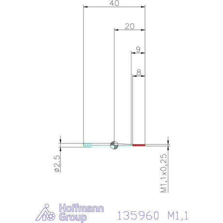 Garant Garant Master Tap gépi menetfúró HSS-E-PM Form C M1,1