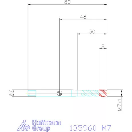 Garant Garant Master Tap gépi menetfúró HSS-E-PM Form C M7