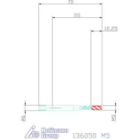 Garant Gépi menetfúró HSS-E Form E M5