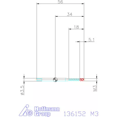 Garant Garant Master Tap gépi menetfúró HSS-E PM Form E 6HX M3
