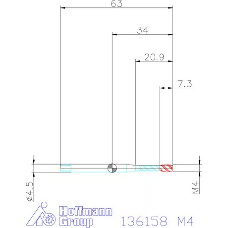 Garant Garant Master Tap gépi menetfúró HSS-E PM Form C 6GX M4
