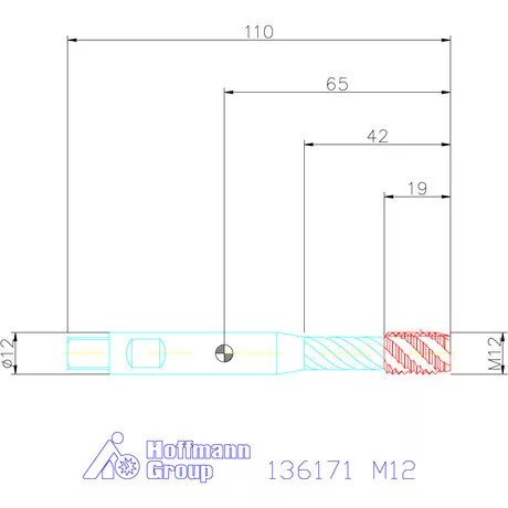 Garant Gépi menetfúró szinkronorsókhoz HSS-E-PM Form C M12