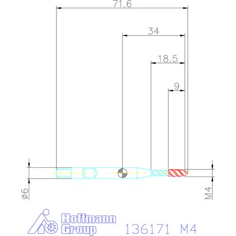 Garant Gépi menetfúró szinkronorsókhoz HSS-E-PM Form C M4