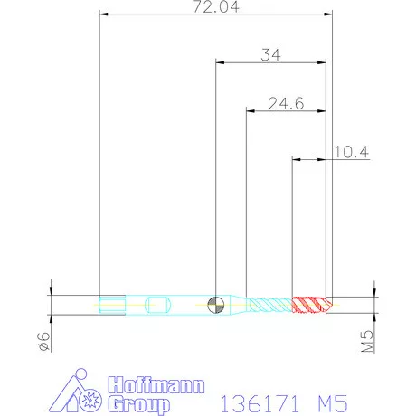 Garant Gépi menetfúró szinkronorsókhoz HSS-E-PM Form C M5