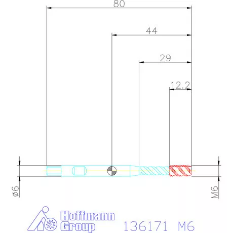 Garant Gépi menetfúró szinkronorsókhoz HSS-E-PM Form C M6
