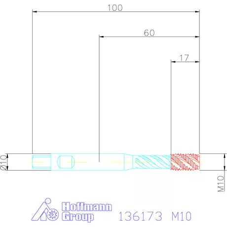 Garant Gépi menetfúró szinkronorsókhoz HSS-E-PM Form E M10
