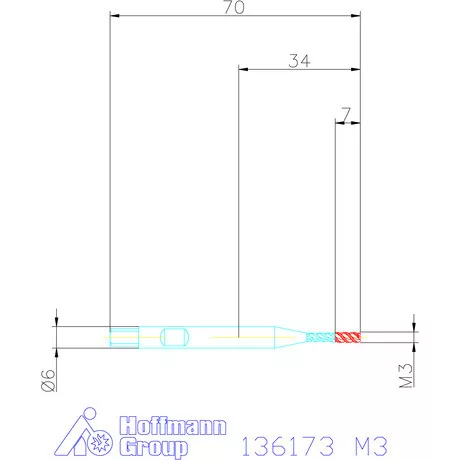 Garant Gépi menetfúró szinkronorsókhoz HSS-E-PM Form E M3