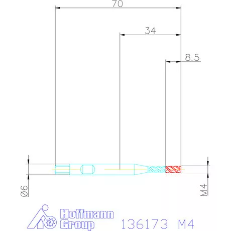 Garant Gépi menetfúró szinkronorsókhoz HSS-E-PM Form E M4