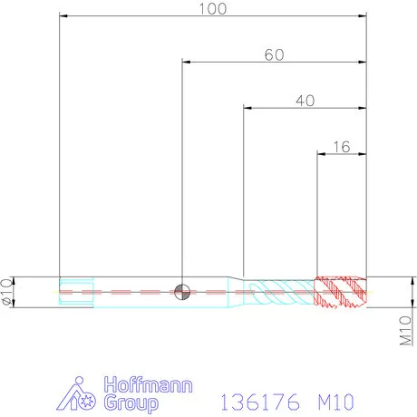 Garant Gépi menetfúró szinkronorsókhoz HSS-E-PM IK / Form C M10