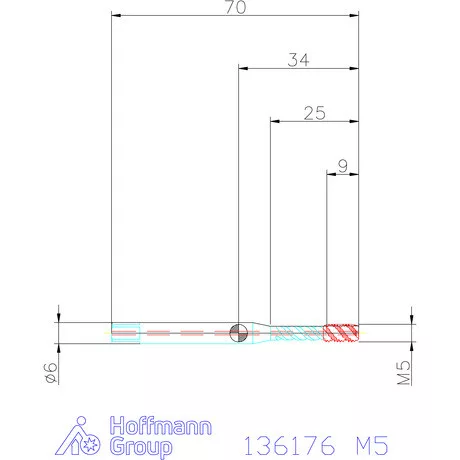 Garant Gépi menetfúró szinkronorsókhoz HSS-E-PM IK / Form C M5