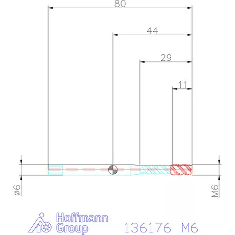 Garant Gépi menetfúró szinkronorsókhoz HSS-E-PM IK / Form C M6