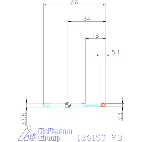 Garant Garant Master Tap gépi menetfúró balmenet HSS-E-PM 6HX M3