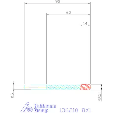 Garant Gépi menetfúró 8X1