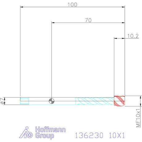 Garant Garant Master Tap Alu gépi menetfúró 10X1