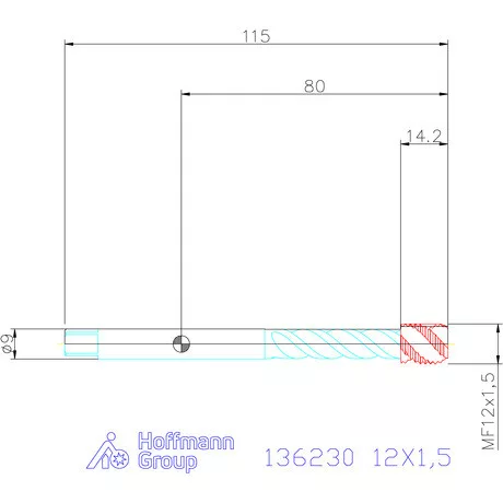 Garant Garant Master Tap Alu gépi menetfúró 12X1,5