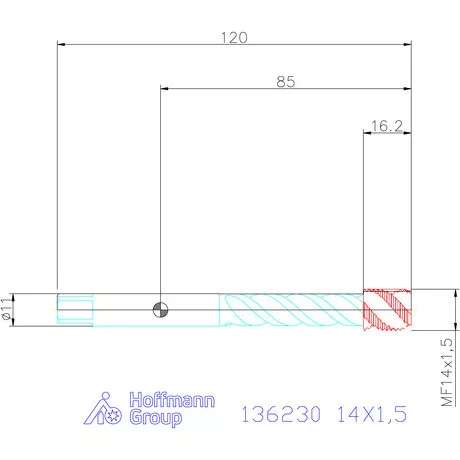 Garant Garant Master Tap Alu gépi menetfúró 14X1,5