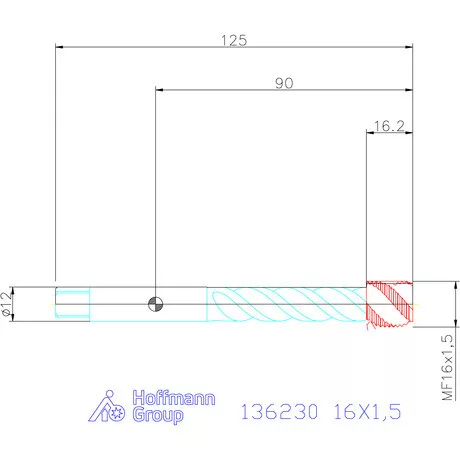 Garant Garant Master Tap Alu gépi menetfúró 16X1,5