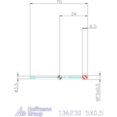 Garant Garant Master Tap Alu gépi menetfúró 5X0,5