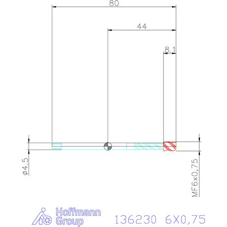 Garant Garant Master Tap Alu gépi menetfúró 6X0,75