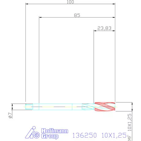 Garant Gépi menetfúró 10X1,25
