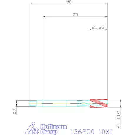 Garant Gépi menetfúró 10X1