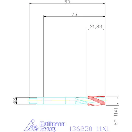 Garant Gépi menetfúró 11X1