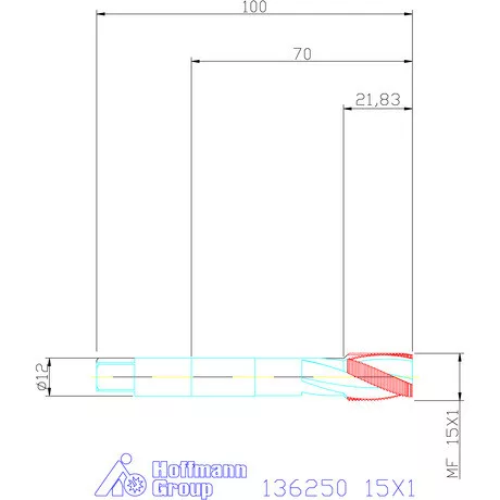 Garant Gépi menetfúró 15X1