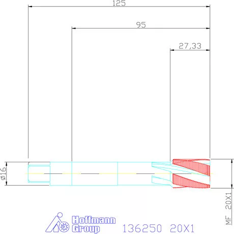 Garant Gépi menetfúró 20X1